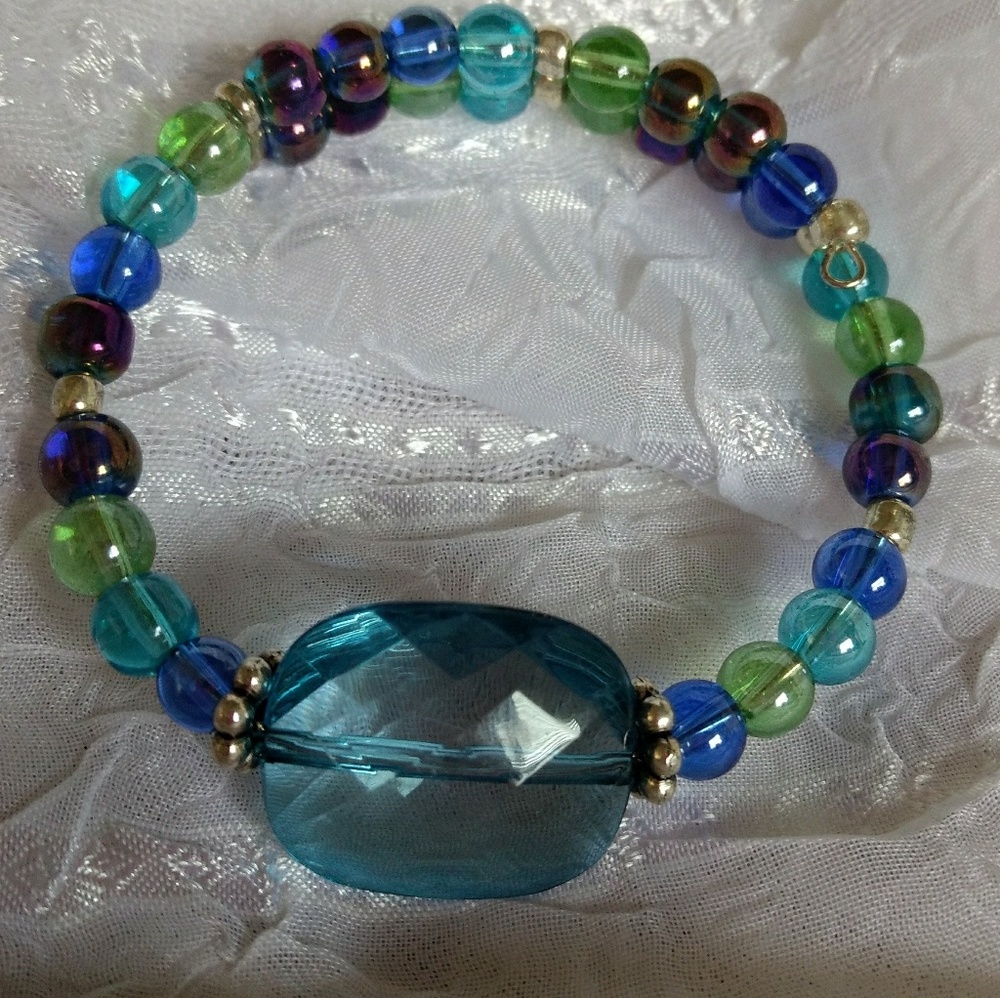 Handmade Memory Wire bracelet - Picture 4 of 4